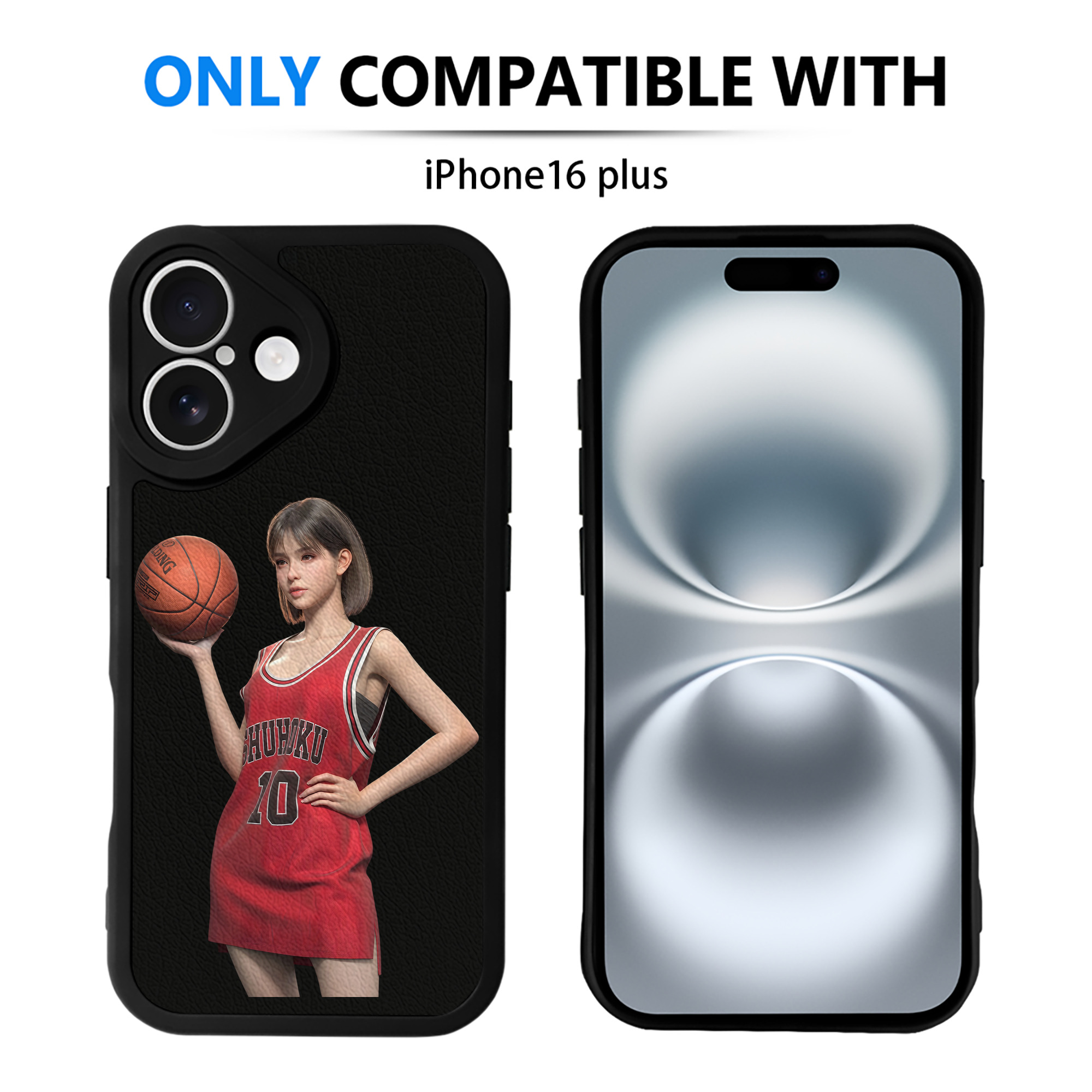 （画像用） SLAM DUNK／スラムダンク 【iPhone 16シリーズ対応】シリコンスマホケース（レザー調） 材質：シリコン